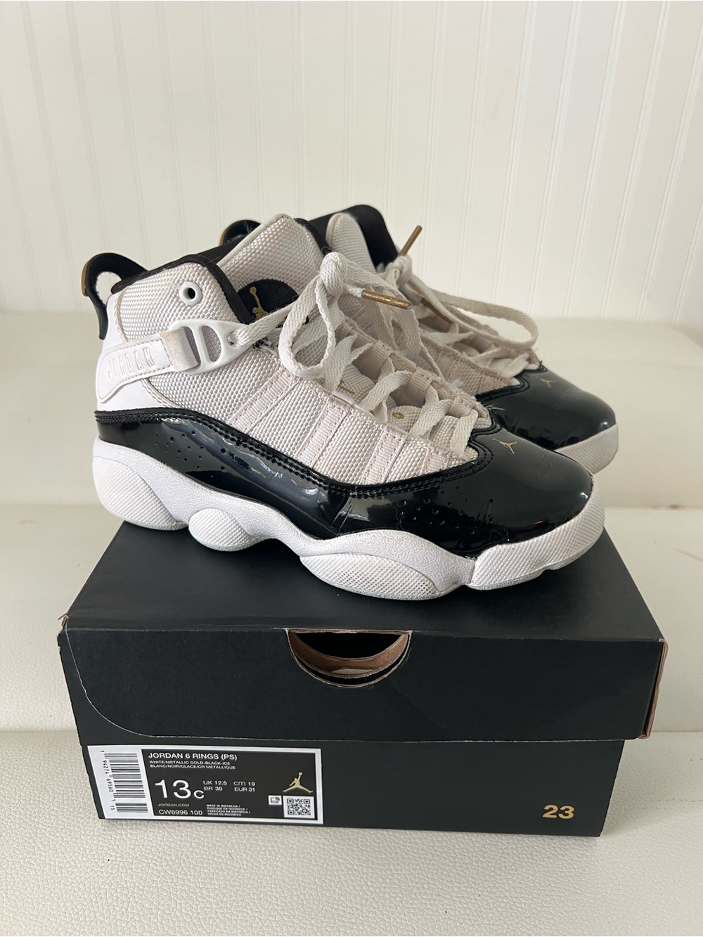 Air Jordan 6 rings size 13c